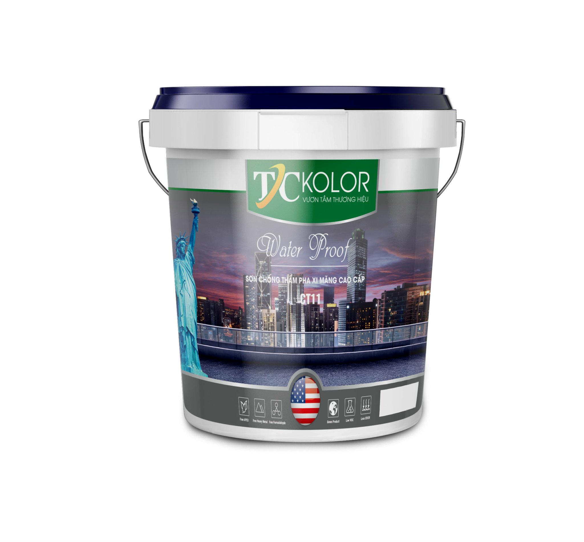 Sơn chống thấm pha xi măng CT11 - 18L