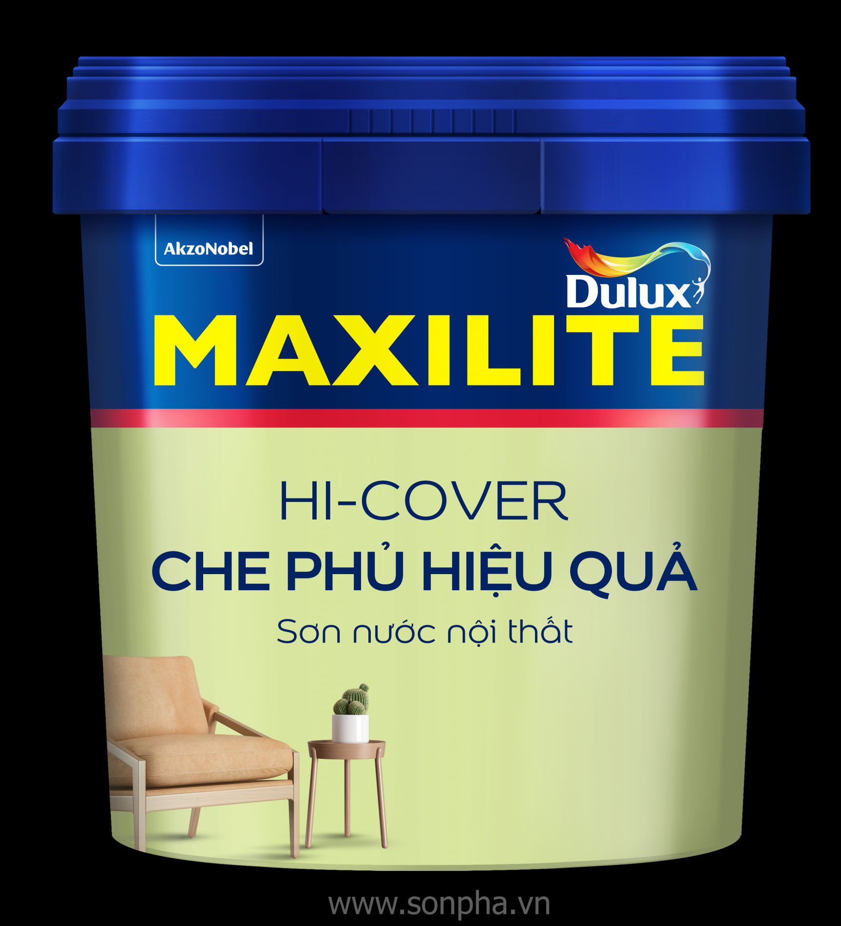 MK14-Maxilite che phủ hiệu quả nội thất mờ (18L) 