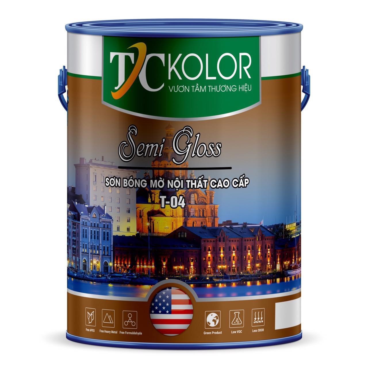 Sơn bóng mờ nội thất cao cấp T04