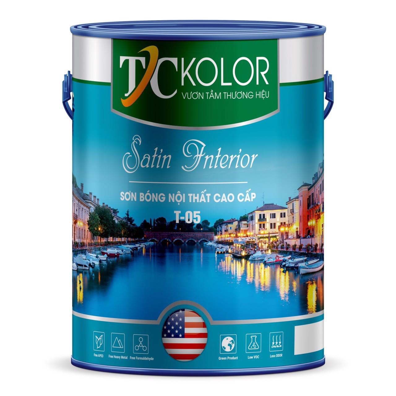 Sơn bóng nội thất cao cấp T05 - 5L
